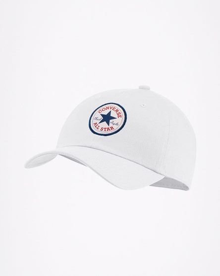 Men's Converse All Star Patch Baseball Hats White | AU 1930CY